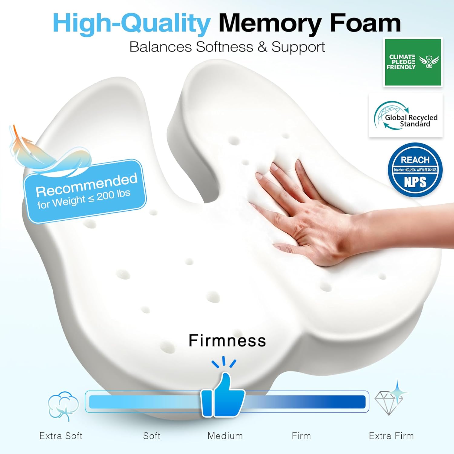 Thumbnail 2 de POOTACK Memory Foam Seat Cushion