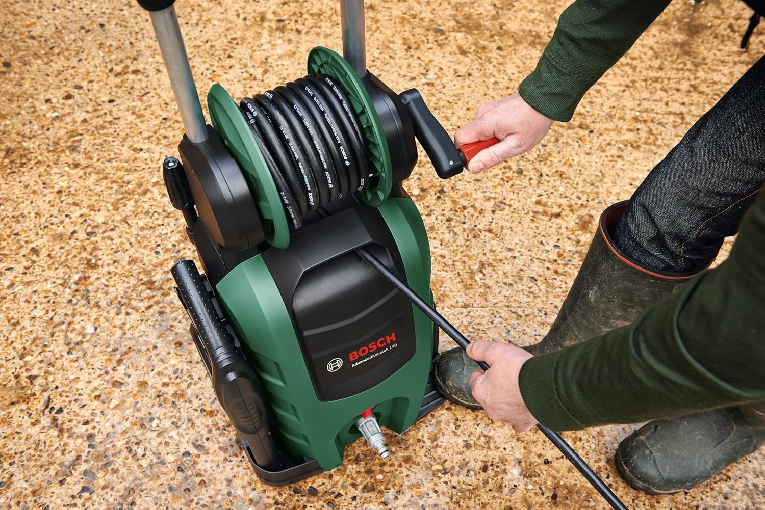 Thumbnail 5 de Bosch Home and Garden 06008A7D00 idropulitrice a pressione 2100 W, 140 bar, colore verde