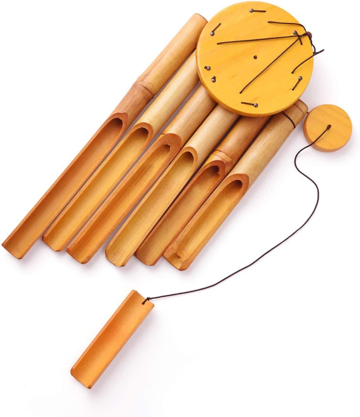 Thumbnail 4 de Rdutuok Bamboo Wind Chimes Memorial Wood Wind Chime (Large, 32 inch) for Garden & Home Décor