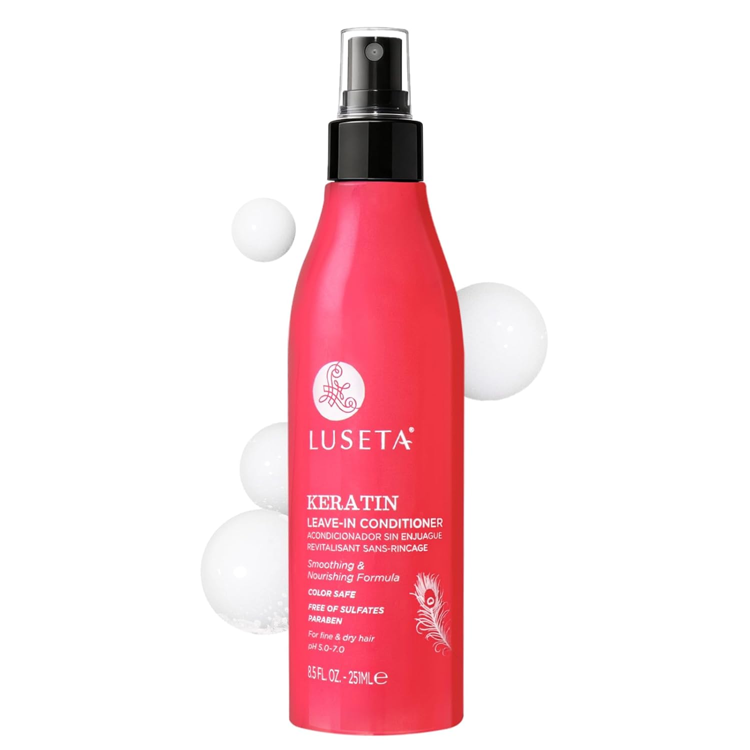 Thumbnail 6 de Luseta Rose Oil Leave-In Spray for Fine Hair, 8.5 oz, Shine, Color-Safe