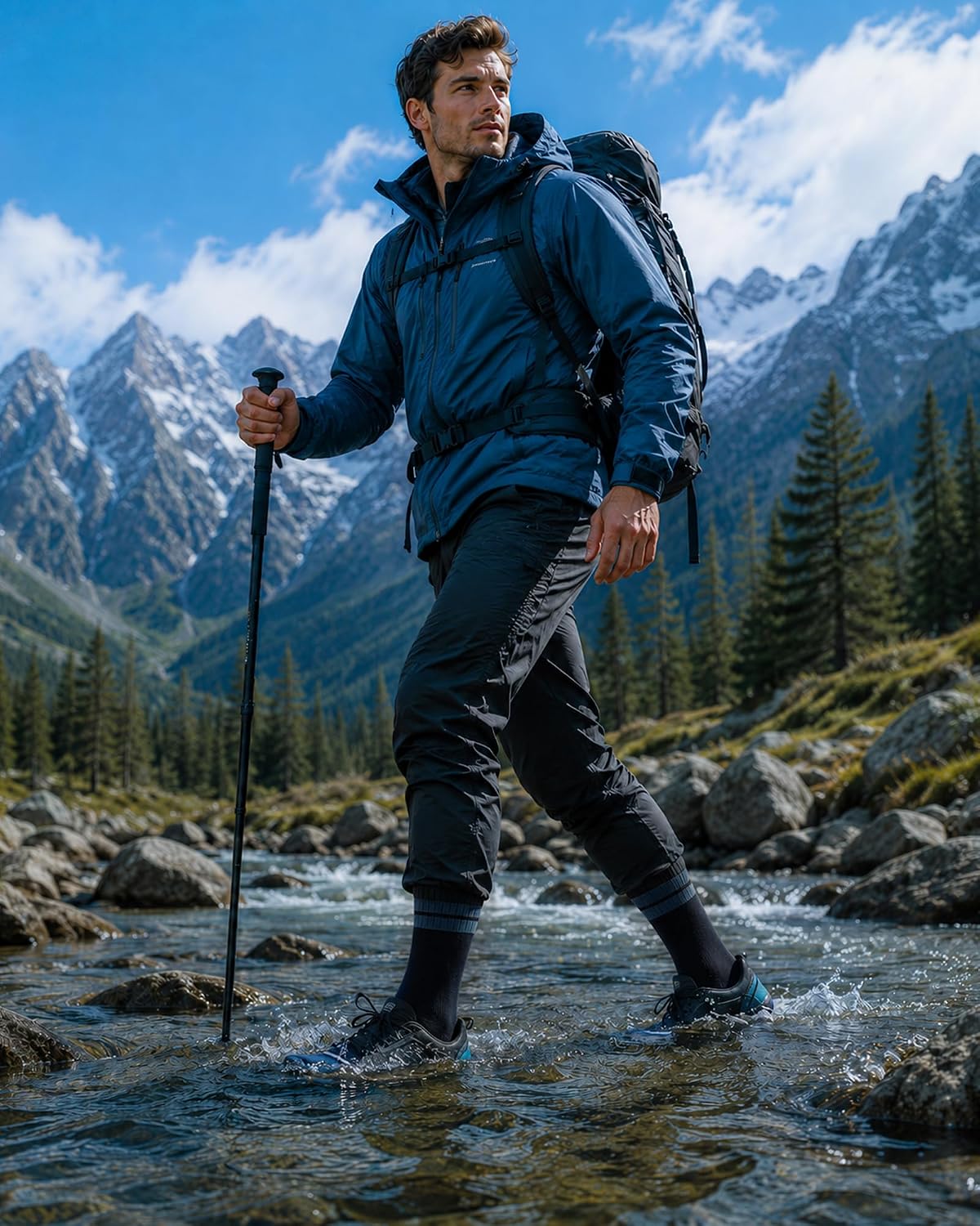 Detalle 2 de Niorasen Waterproof Hiking Socks, Cotton Blend