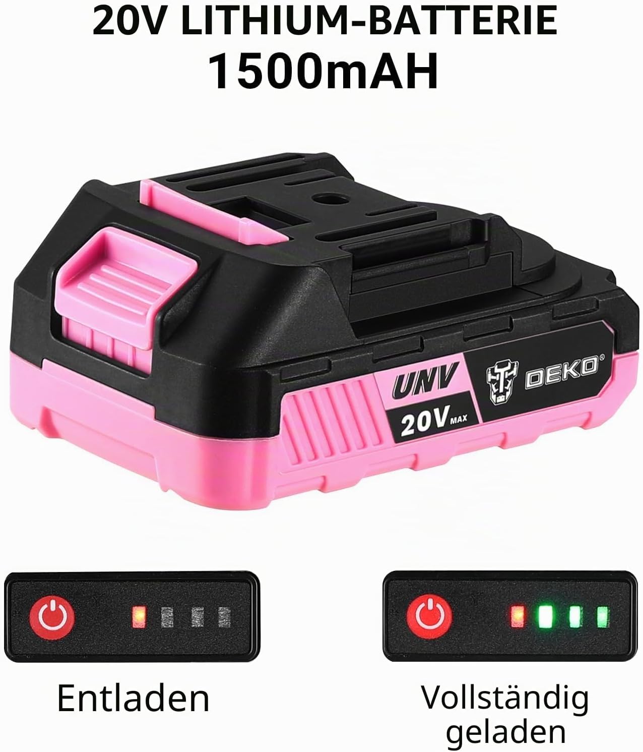 Thumbnail 5 de DEKOPRO Akkuschrauber 20 V Set 40 Nm