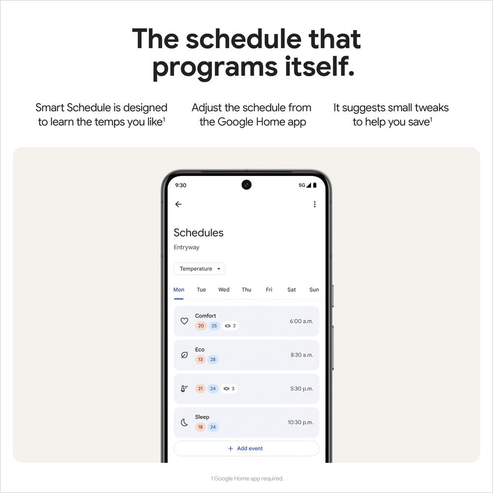 Thumbnail 3 de Google smart thermostat, 4th Gen