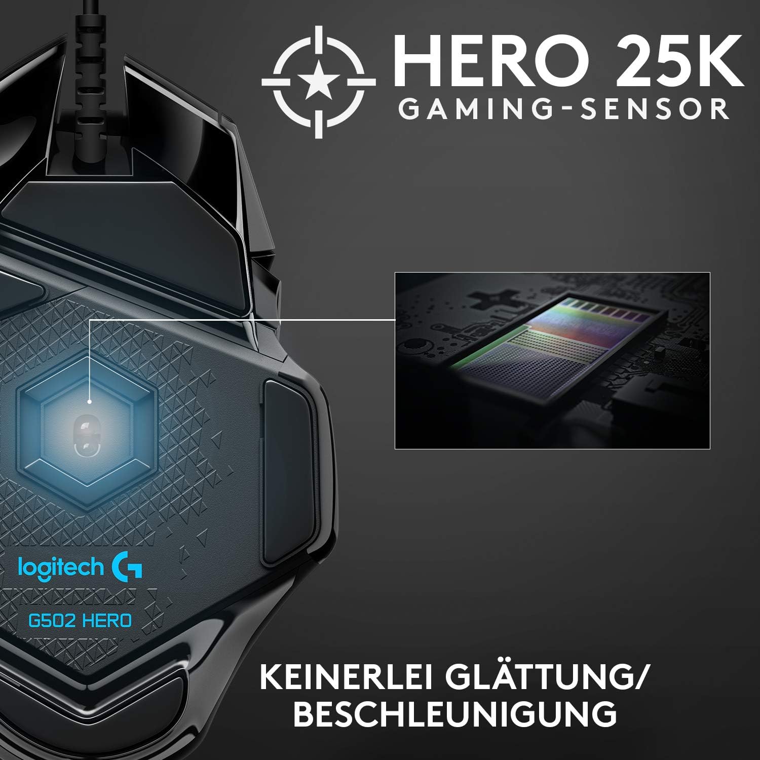 Thumbnail 1 de Logitech G502 HERO Gaming-Maus 25K DPI
