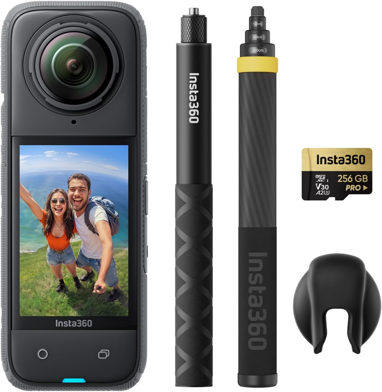 Detalle de Insta360 X4 cámara 8K 360 135 min