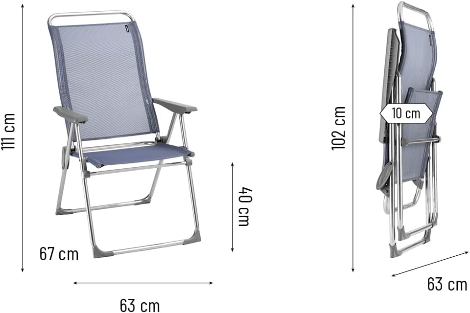 Thumbnail 2 de Lafuma Mobilier ALU Cham – składany fotel Batyline Ocean II, 5 pozycji