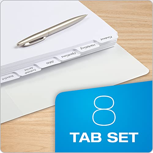 Thumbnail 5 de Oxford Write On 80 Dividers, 8-Tab Sets