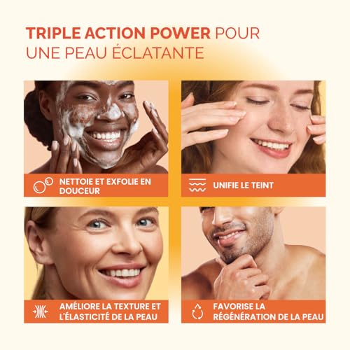 Thumbnail 1 de PLANTIFIQUE Turmeric & Kojic Acid Soap | Savon Visage au Curcuma (x2)