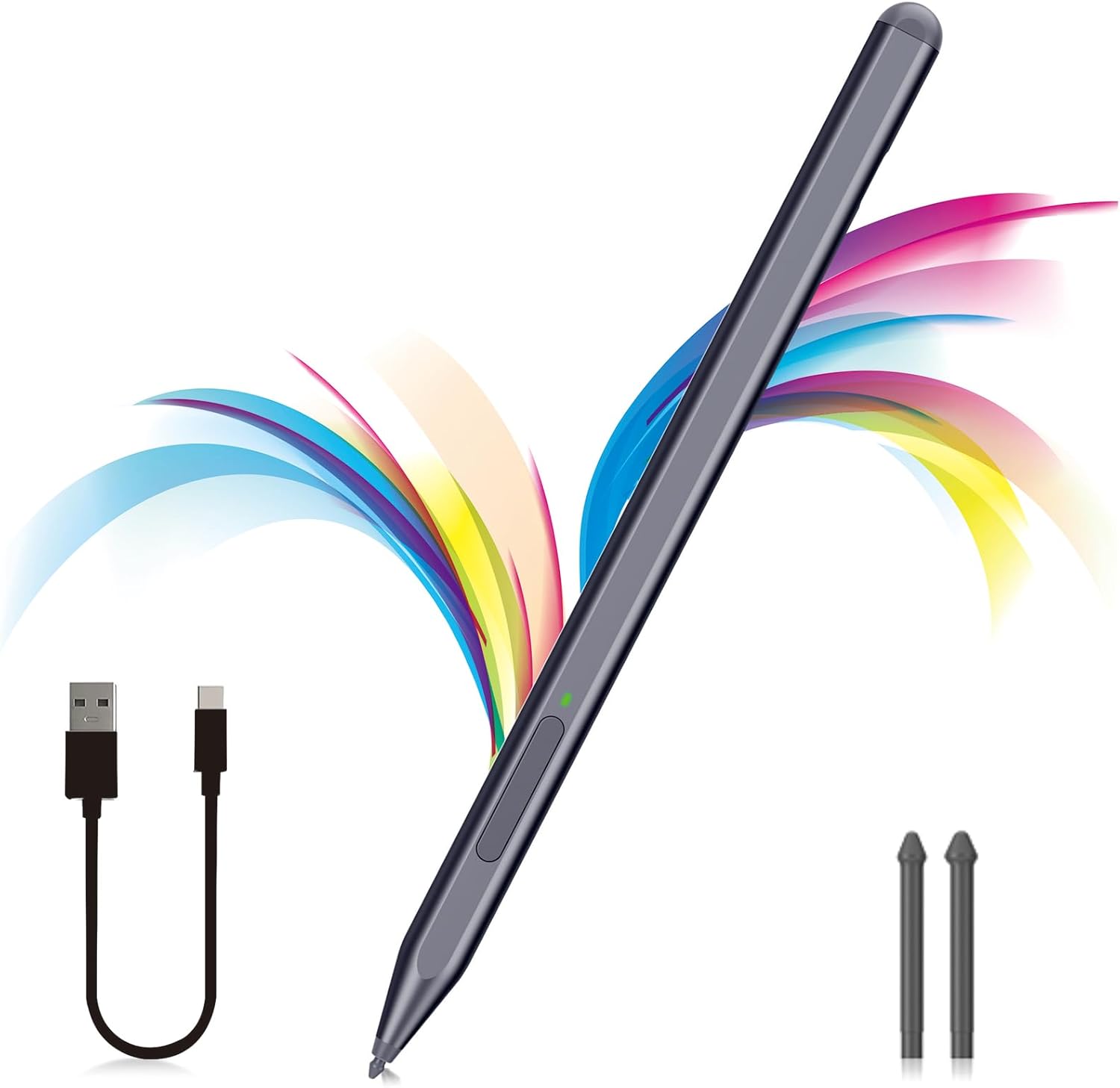 Thumbnail 6 de Milikilo Eingabestift für Microsoft Surface Pro, Surface Go, Surface Laptop und mehr – F97 mit Radiergummi, 1024 Druckstufen