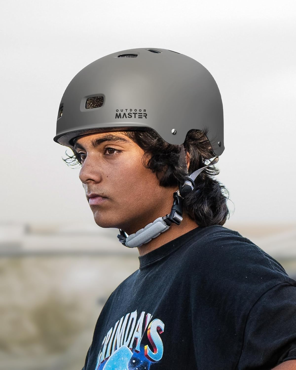 Thumbnail 6 de OutdoorMaster Multi-Sport Skateboard Cycling Helmet with Two Removable Liners (Kids, Youth & Adults)