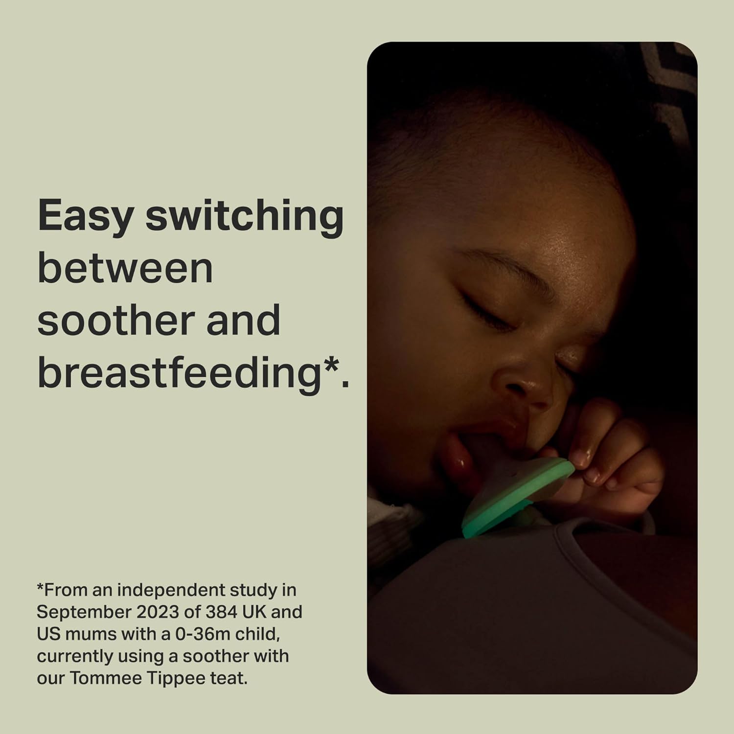 Thumbnail 1 de Tommee Tippee Breast-Like NightGlow Dummy 4-Pack