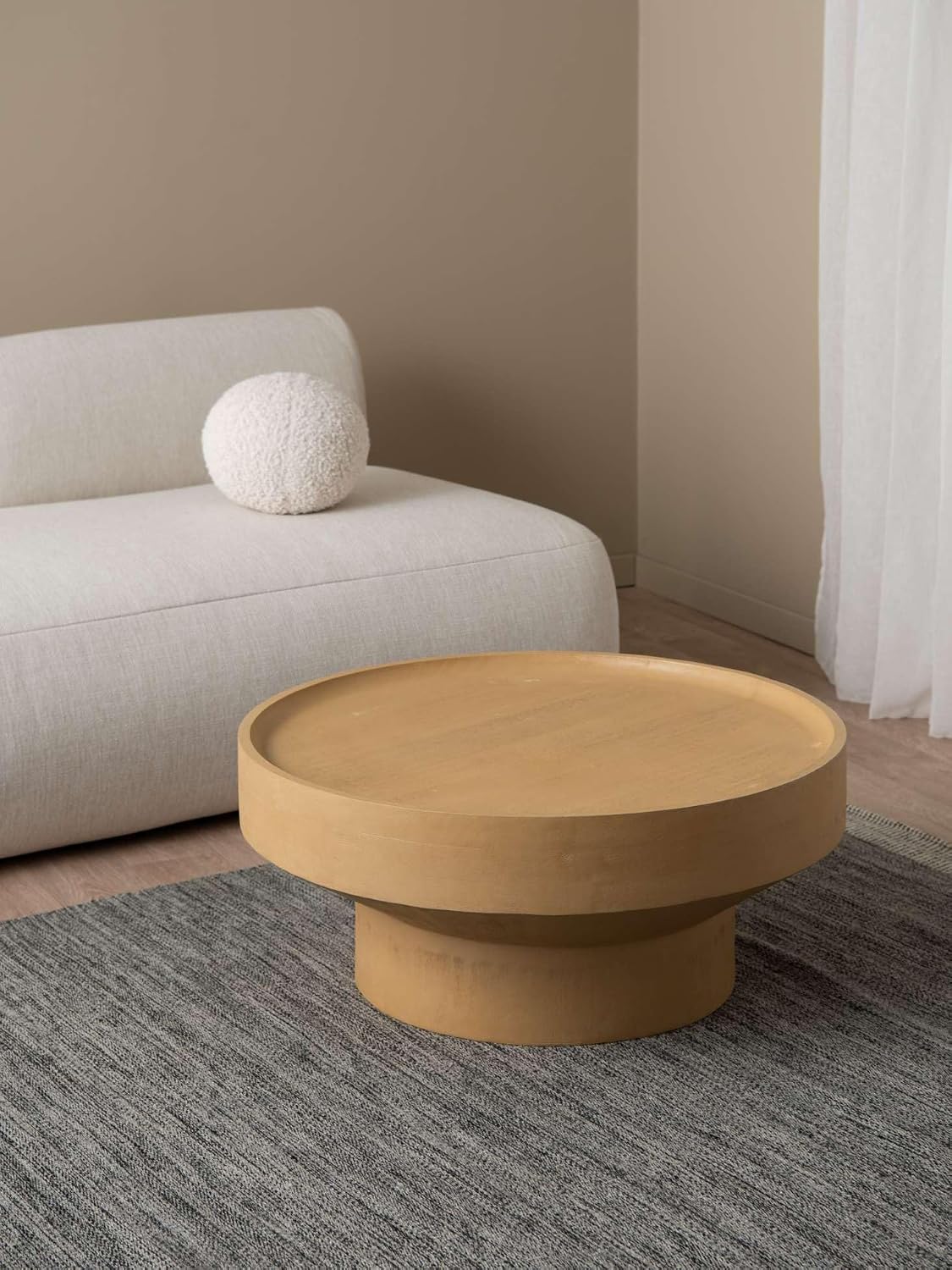 Detalle de RugVista Serafina 113800 wollen loper 100 x 350 cm, donkergrijs