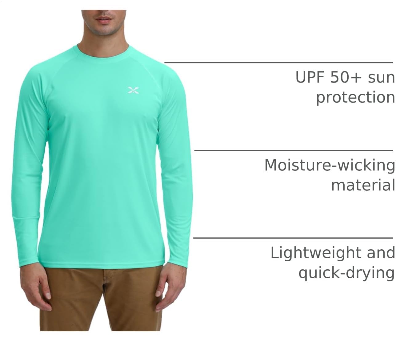 Detalle 2 de Corna Men's Long-Sleeve Sun Shirt
