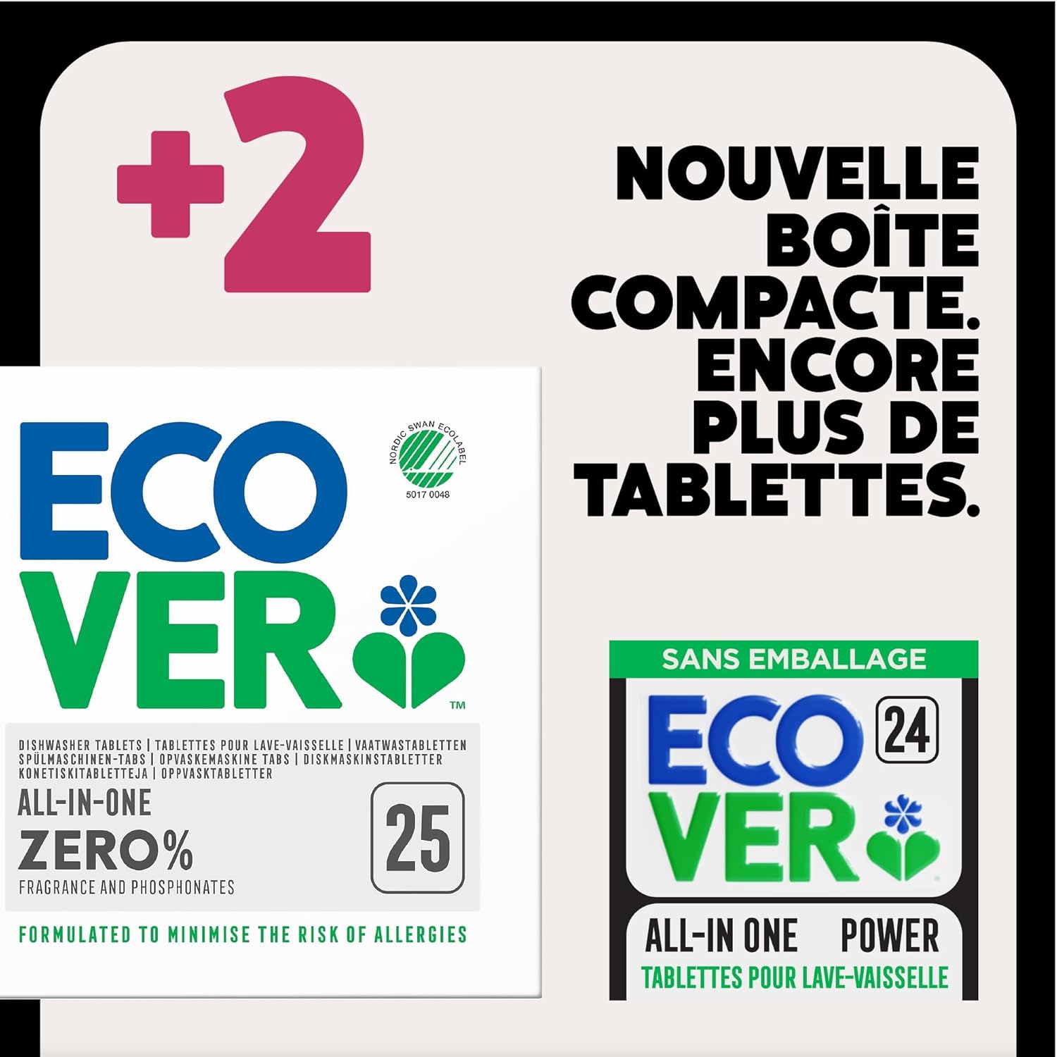 Thumbnail 3 de Ecover Power Tablettes lave-vaisselle tout-en-un — 24 tablettes parfum mandarine et citronnelle