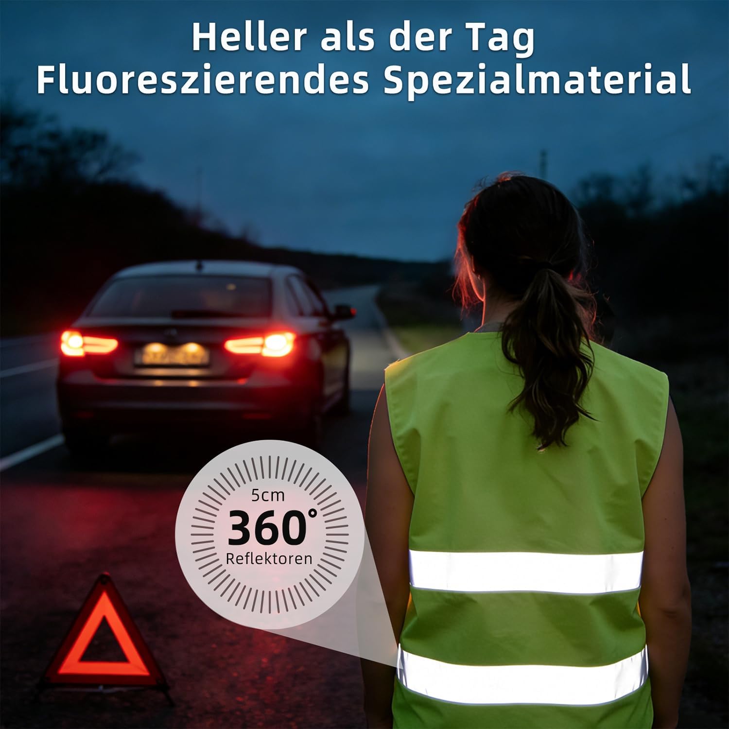 Thumbnail 3 de Brovamo Warnweste 5er-Set 1 Größe