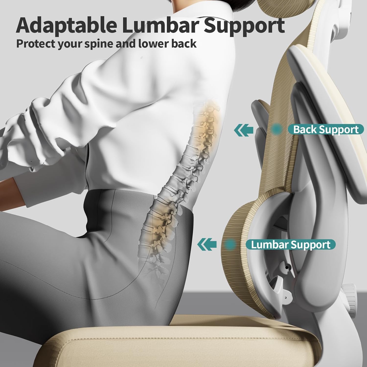 Thumbnail 5 de TRALT Office Chair Ergonomic 330 lbs