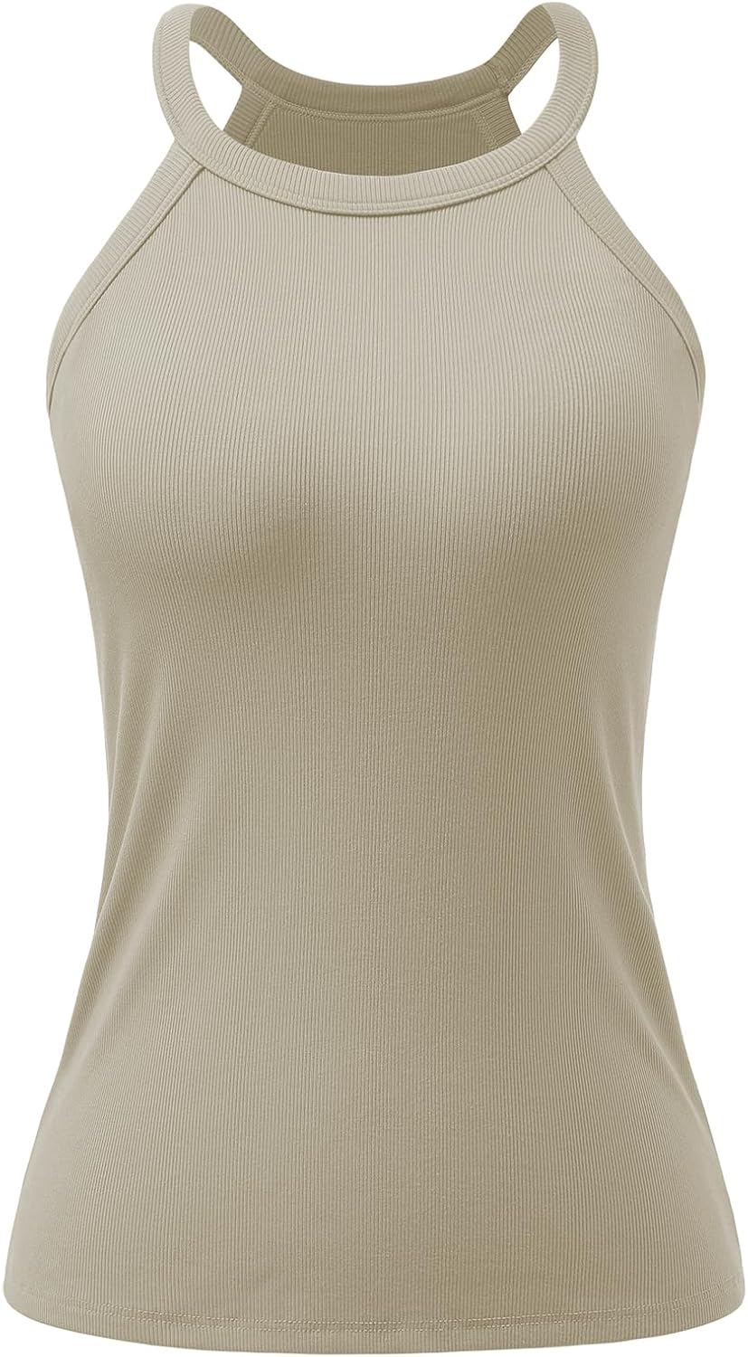 Detalle de Vislivin Halter Tank Top, Ribbed