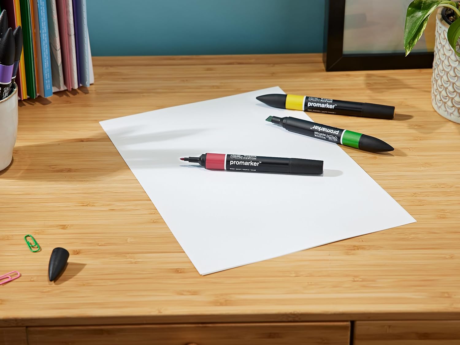 Detalle de Winsor & Newton ProMarker Set 12+1 Pennarelli – pennarelli alcolici a doppio puntale