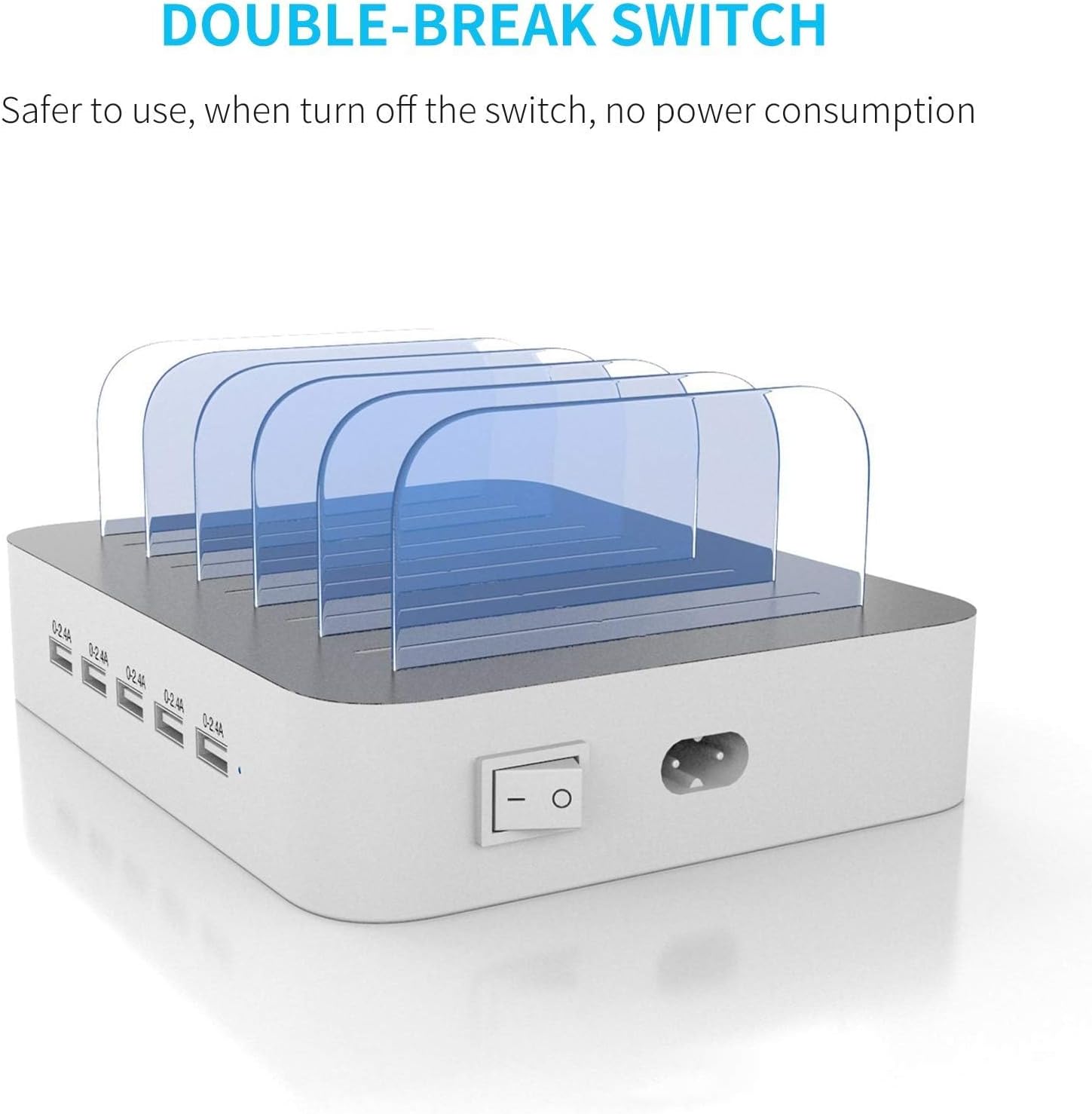 Detalle de MSTJRY Charging Station 5-Port USB-A Dock
