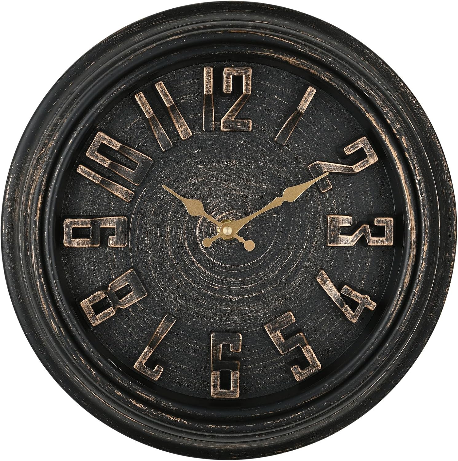 DIYZON Country Style 16 Inch Wall Clock