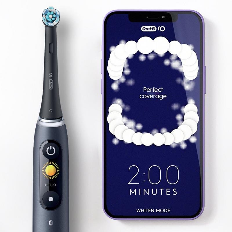 Detalle de Cepillo de Dientes Oscilante Rotativo Oral-B iO Series9 7 Modos con 1 Cabezal y Sensor de Presión