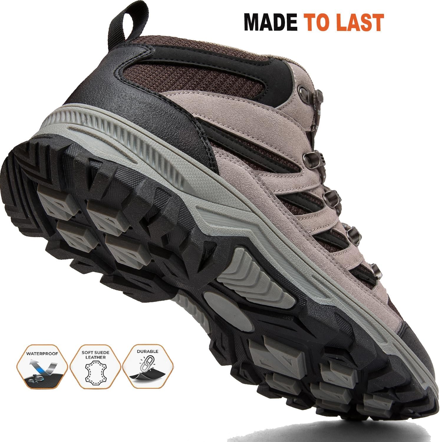 Thumbnail 5 de HODTOB Wanderschuhe für Herren & Damen – sportliche Outdoor-Wanderhalbschuhe mit wasserdichtem Design