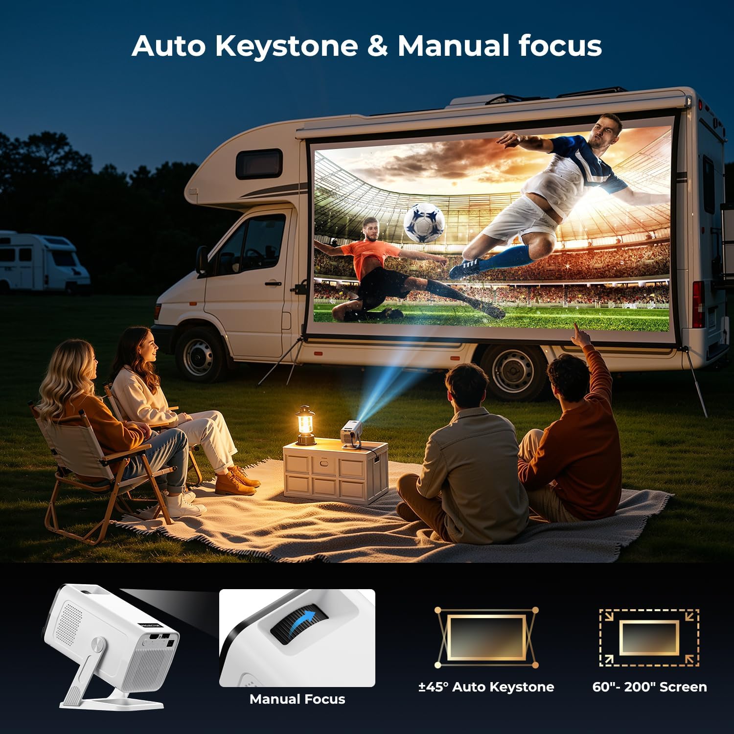 Detalle 2 de Mini Projector with 1080P HD