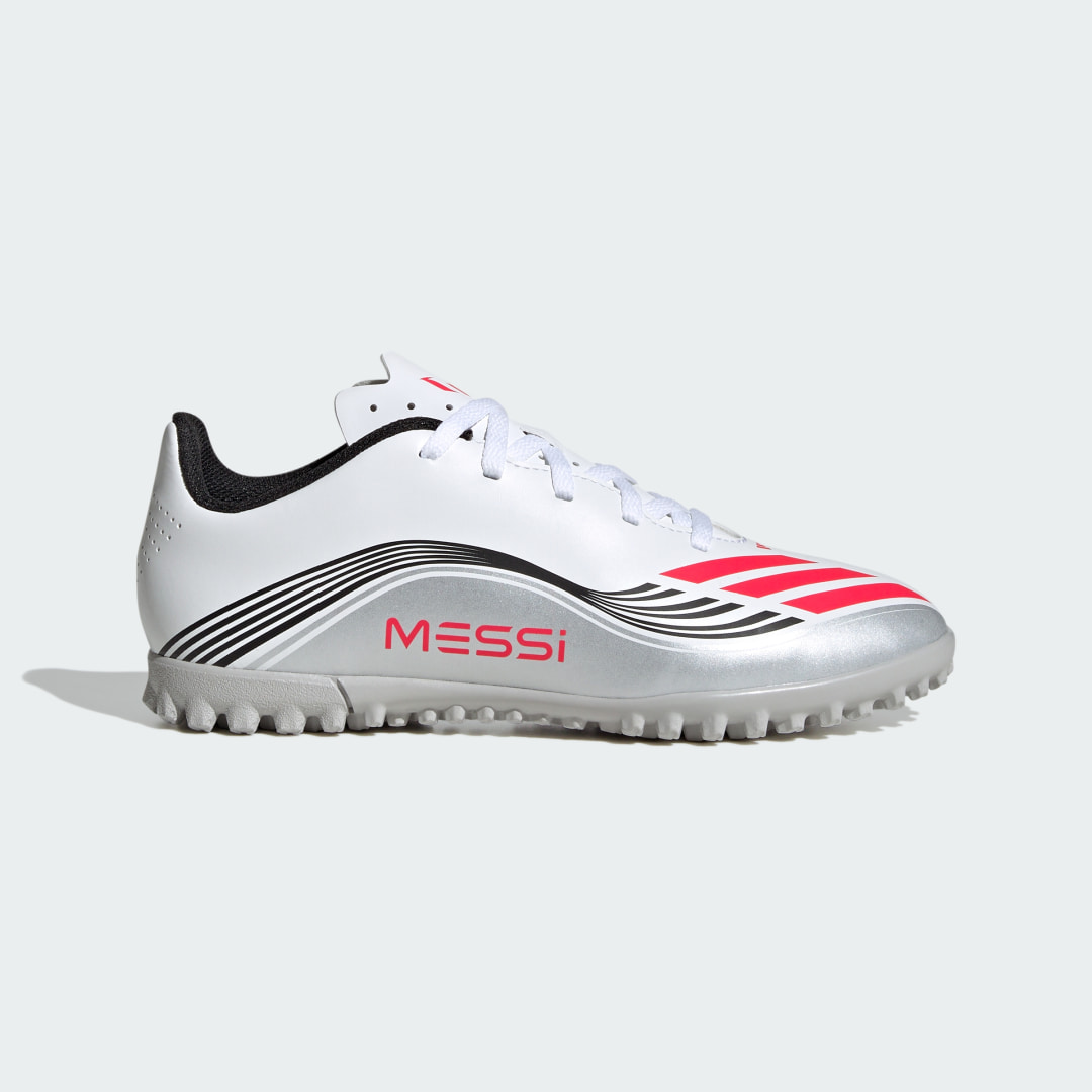 Thumbnail 1 de Bota de fútbol F50 Messi Club Kids moqueta de Adidas