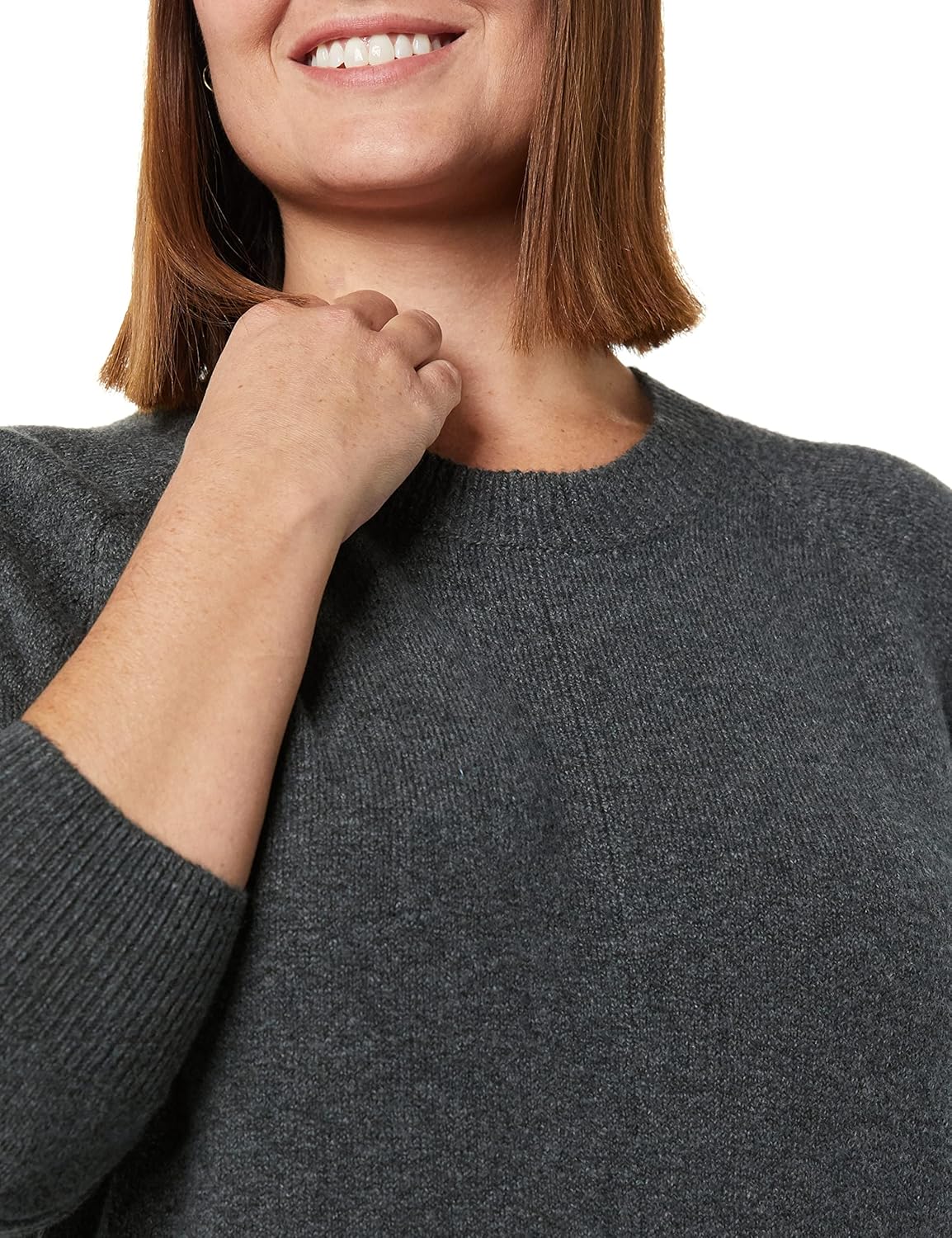 Thumbnail 4 de Amazon Essentials Damen Regular-Fit Langarm-Pullover mit Rundhalsausschnitt
