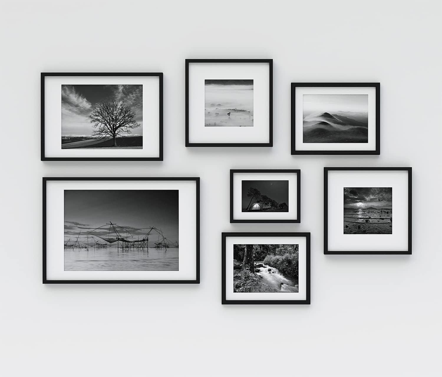 Thumbnail 5 de Square Photo Frame Set of 3 6x6in