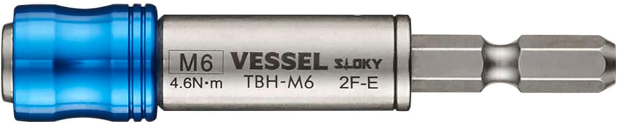 Detalle de ベッセル VESSEL TBH-M6 トルクビットホルダー M6・4.6N・m設定・スライドスリーブ式