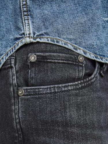 Thumbnail 5 de JACK & JONES Herren Slim-Fit Jeans Glenn Skinny Tapered JJI Glenn – Schwarz 33W/32L