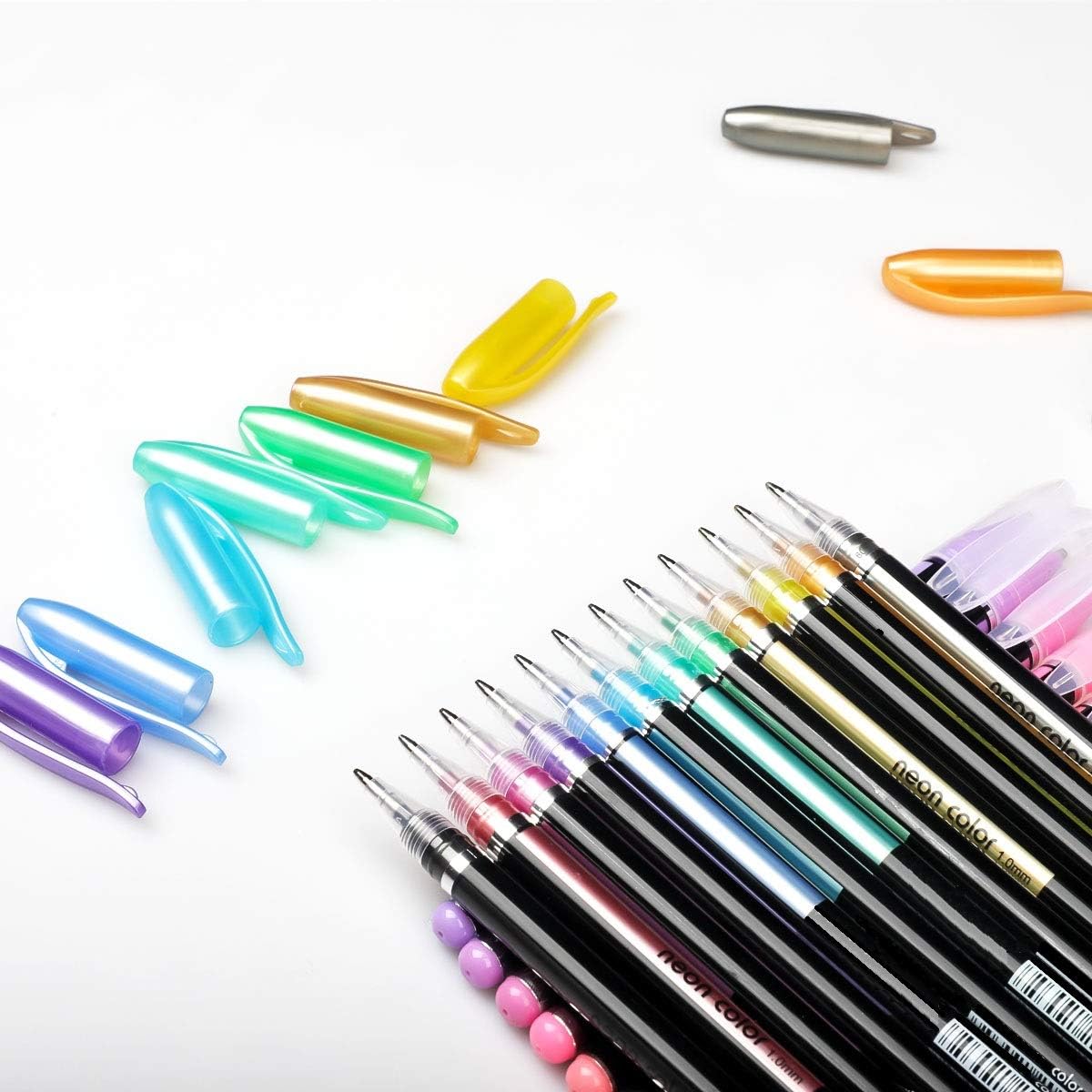 Detalle 2 de Mutsitaz 48 Pack Colour Gel Pens Set