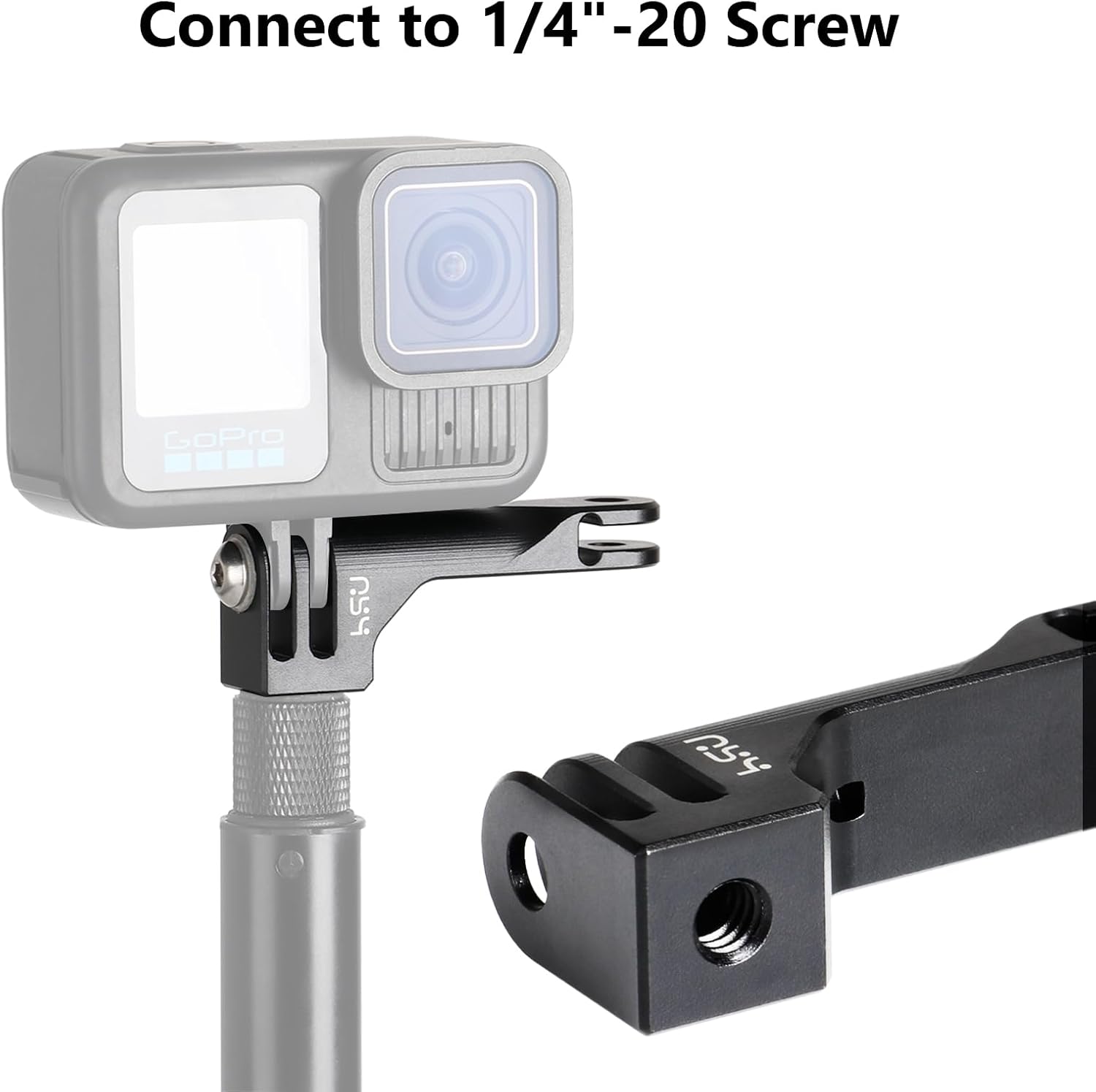 Detalle de HSU Vertical Mount for GoPro 90-degree adapter