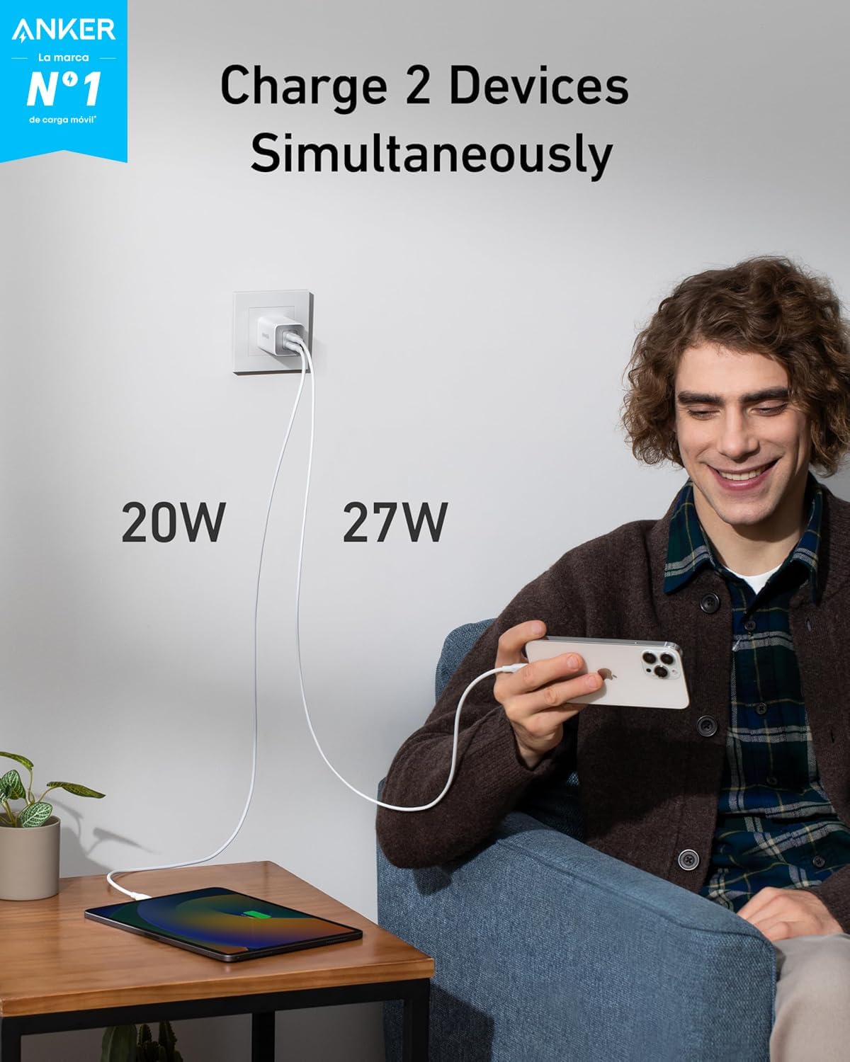 Detalle 2 de Anker 523 Nano 3 47W cargador USB‑C
