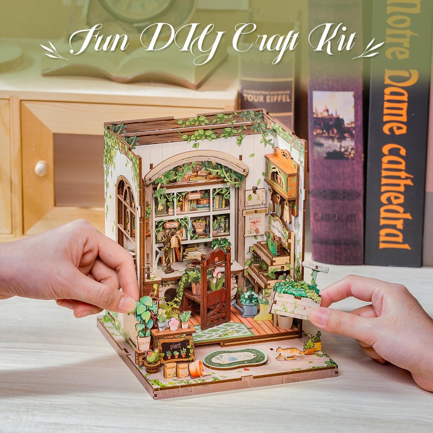 Thumbnail 4 de CUTEBEE Book Nook Kit 3D DIY