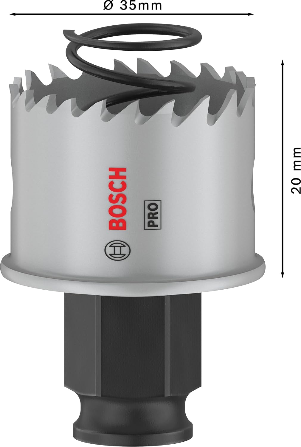Detalle de Bosch PRO Sheet Metal Power Change Plus 35 mm Hole Saw for Steel
