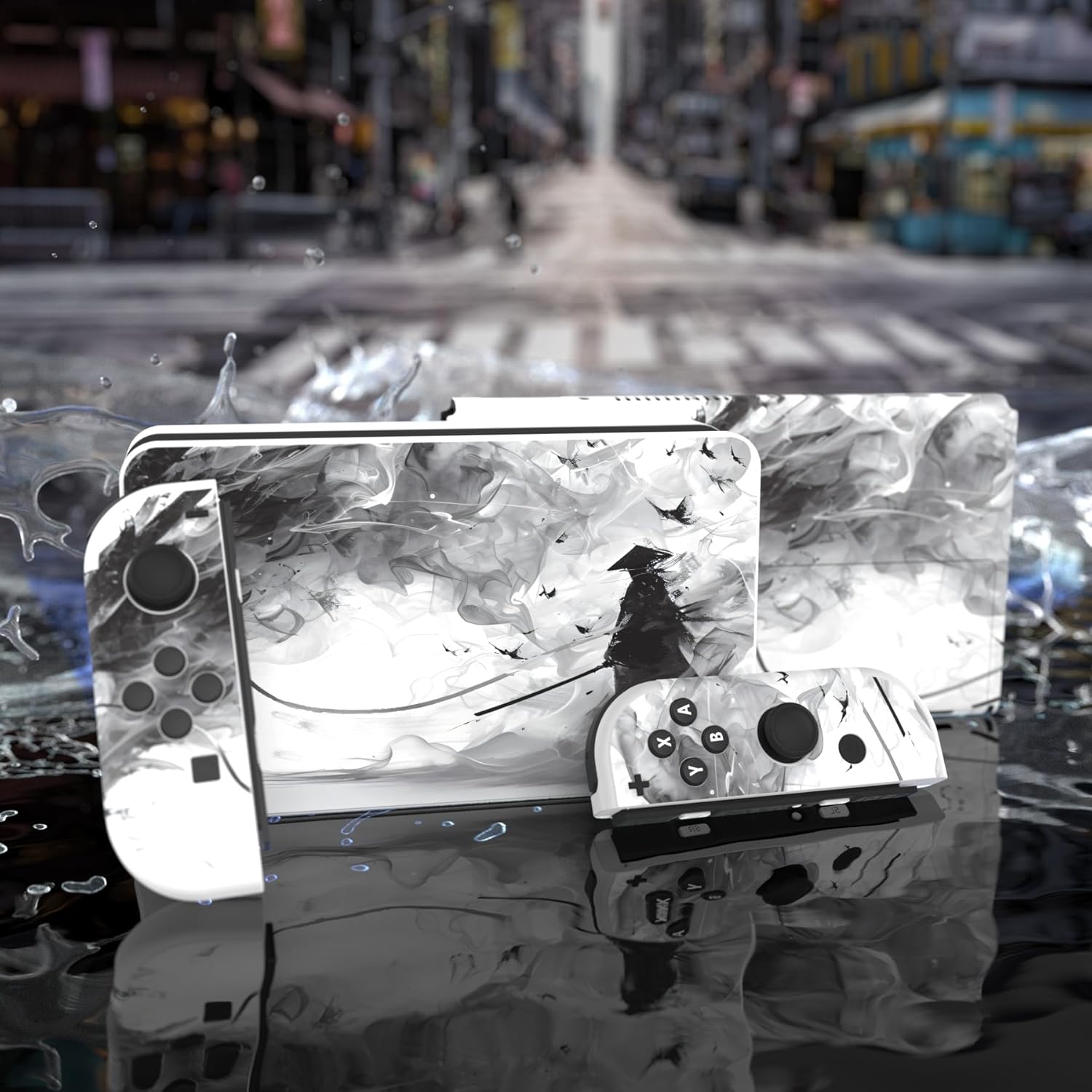 Thumbnail 2 de PlayVital Pegatina Protectora Completa Nintendo Switch OLED 🐉