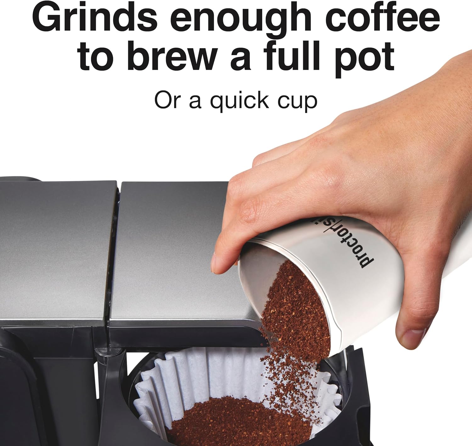 Detalle 1 de Proctor Silex Coffee Grinder, 12 Cups ⚙