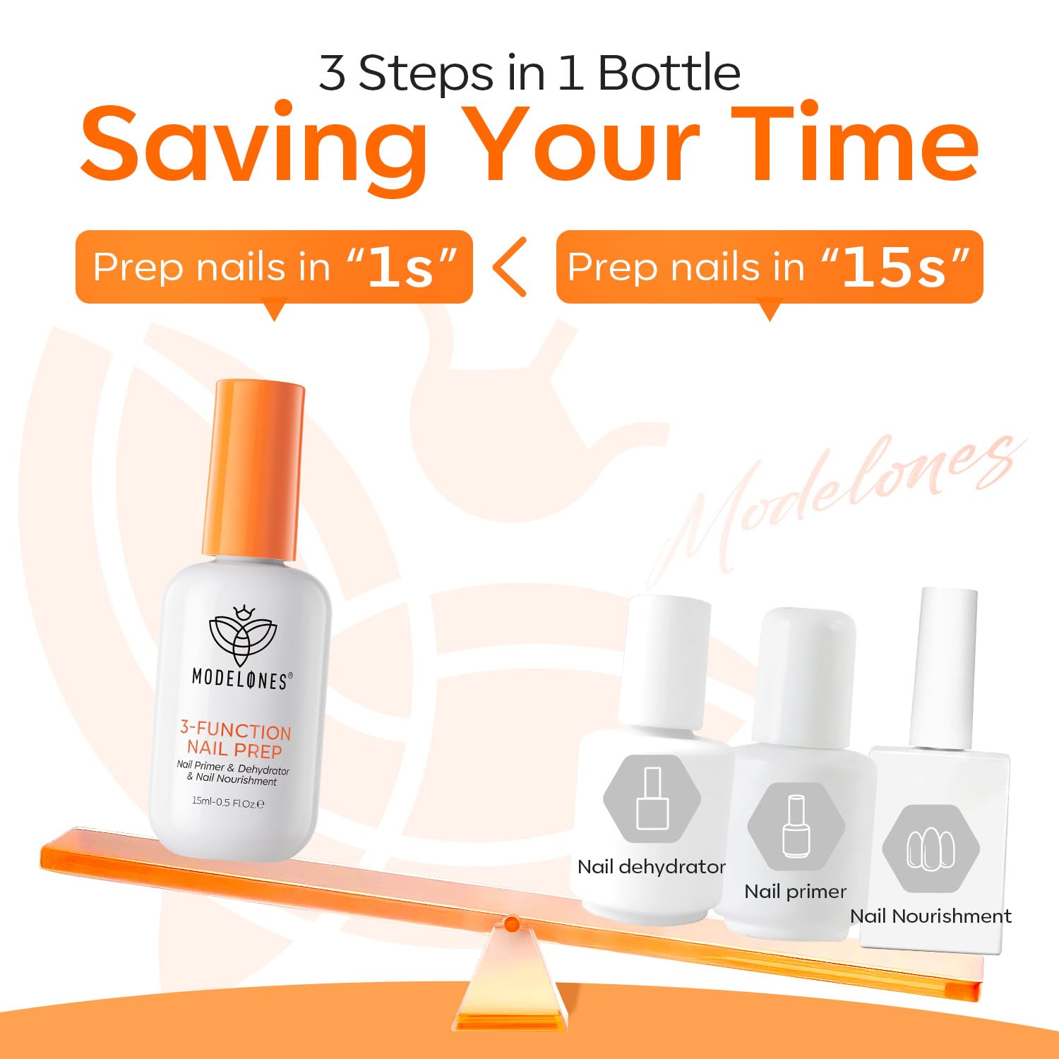 Thumbnail 1 de modelones AB12005110001A Nail Dehydrator and Primer, HEMA-Free 3-in-One Prep