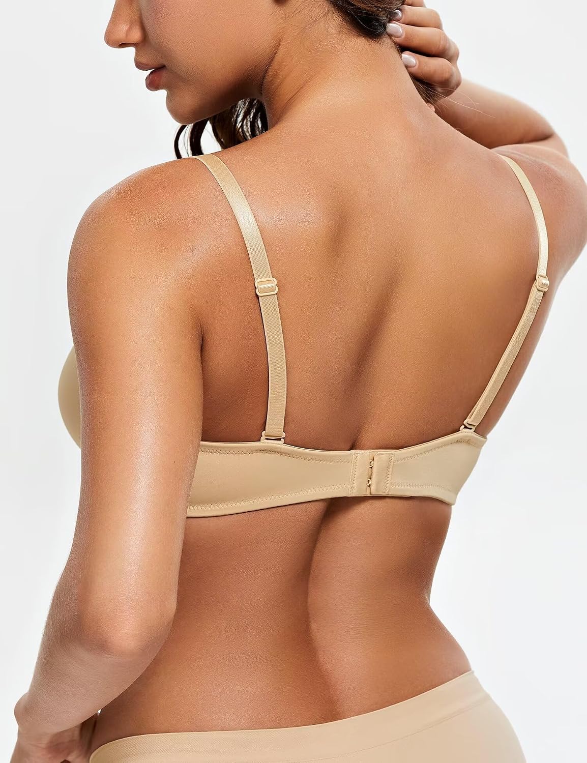 Detalle de Wingslove Push Up BH mit Bügel, Deep V