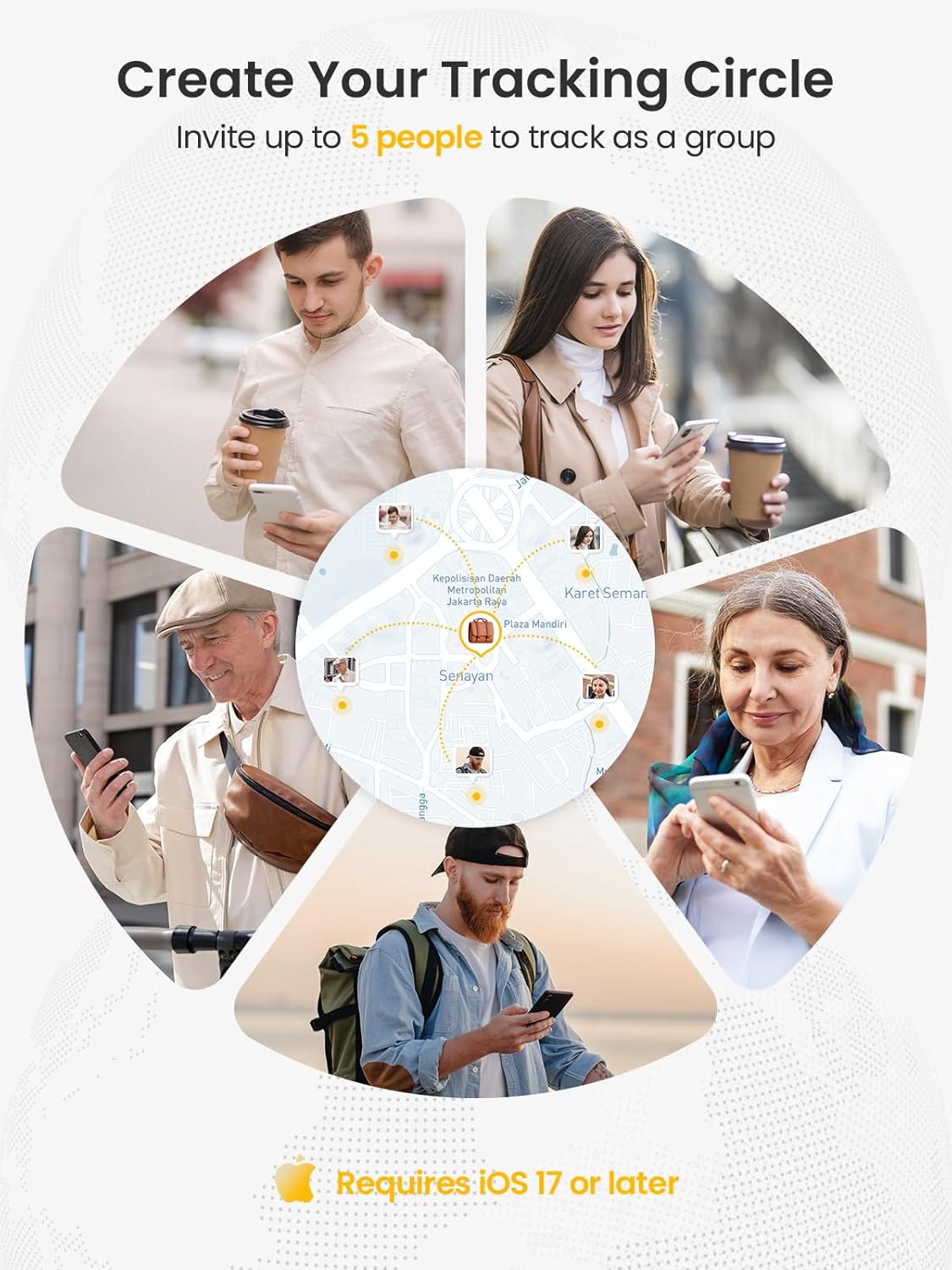 Thumbnail 5 de LOXP Wallet Tracker Card (MFi) for Apple Find My — Slim 1.65mm Bluetooth Finder with IP68 & Wireless Recharge