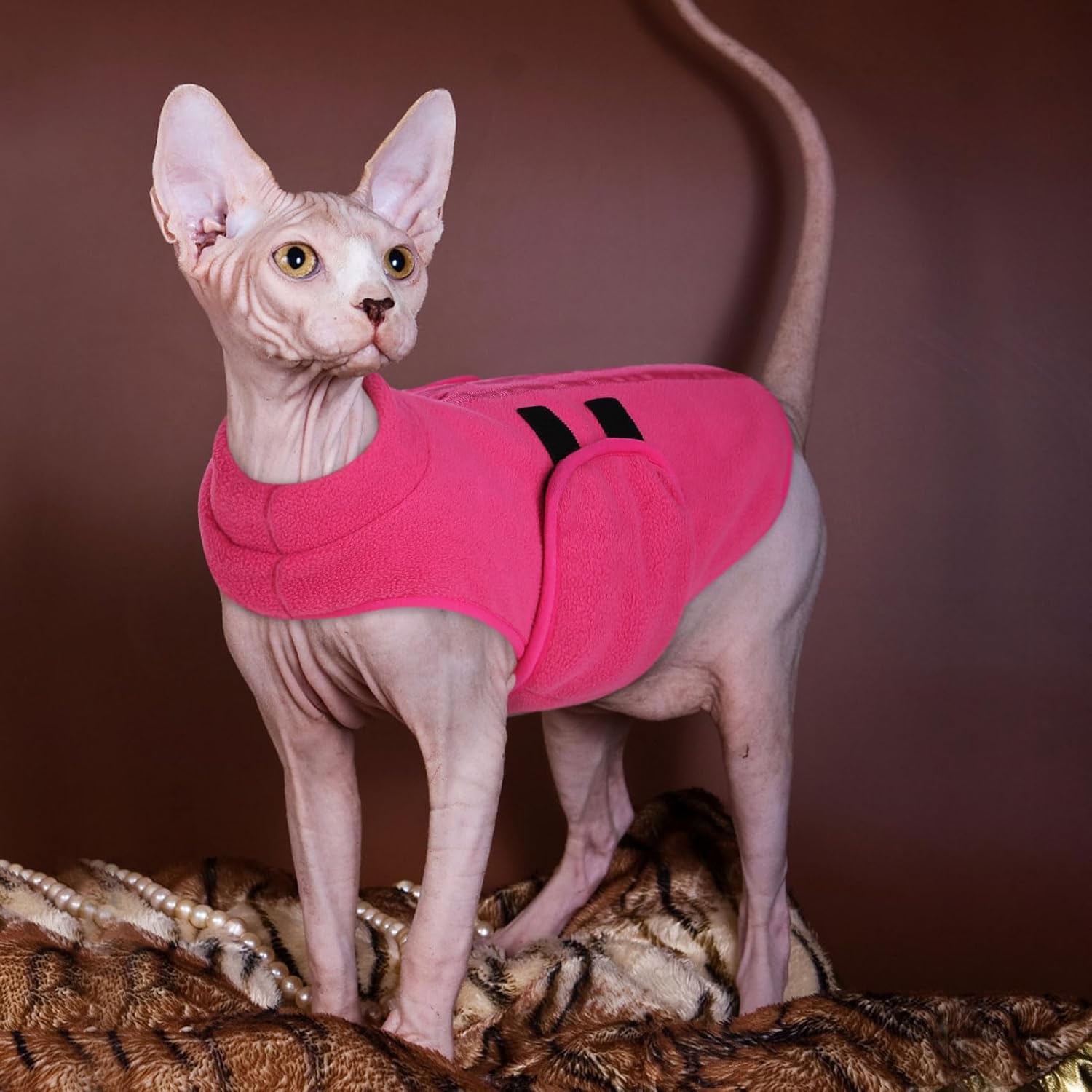 Thumbnail 4 de PUZAUKAL Adjustable Dog Fleece Jumper Vest M
