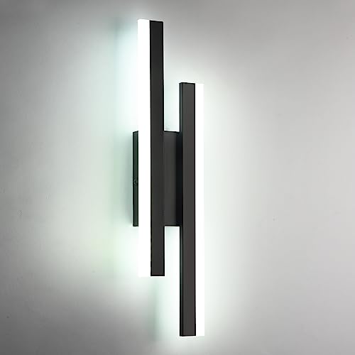 Detalle 2 de Riserva Apliques de Pared Interior 16W 1800LM – Negro, Luz Fría 6500K