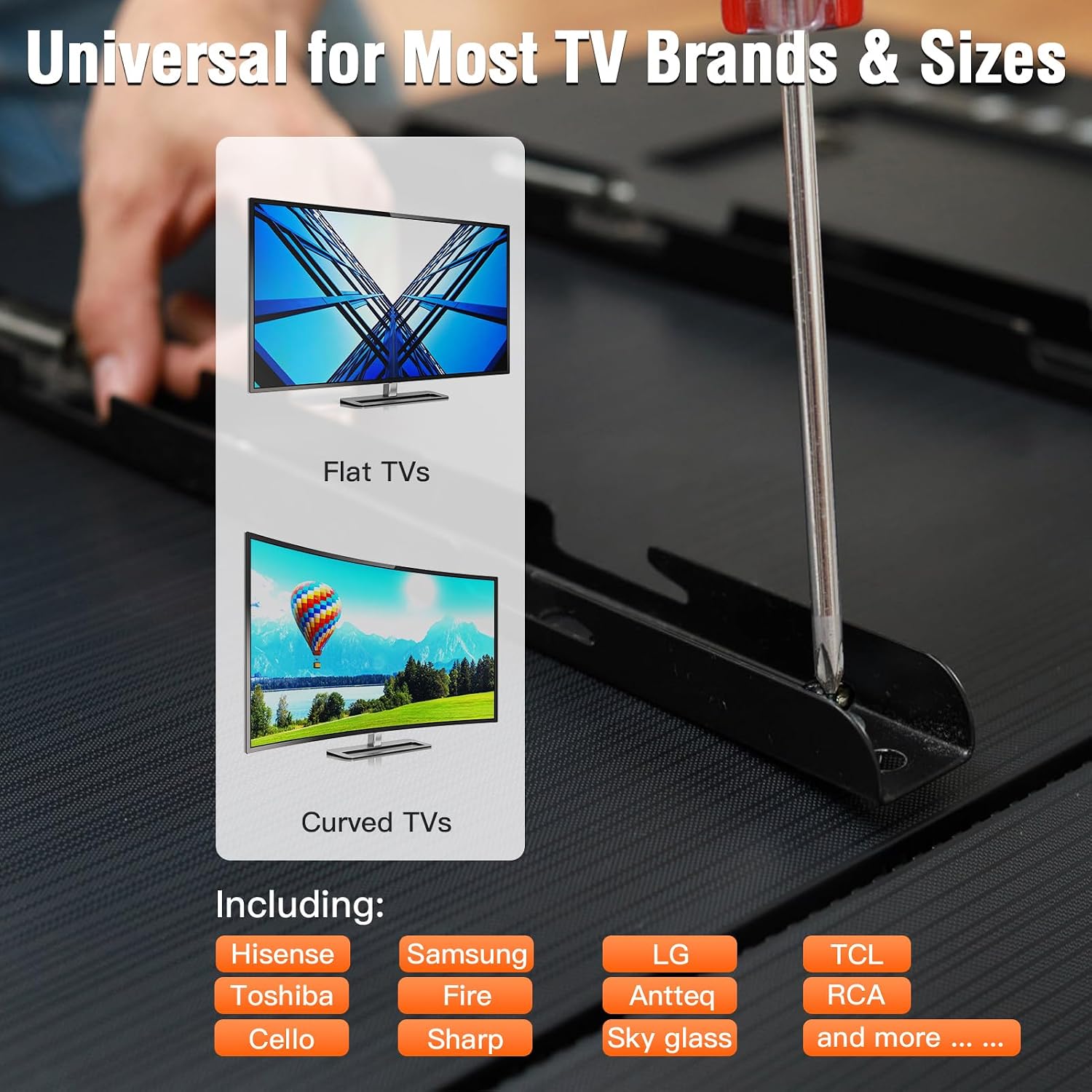 Thumbnail 4 de ELIVED Universal TV Mounting Hardware Kit 80-inch