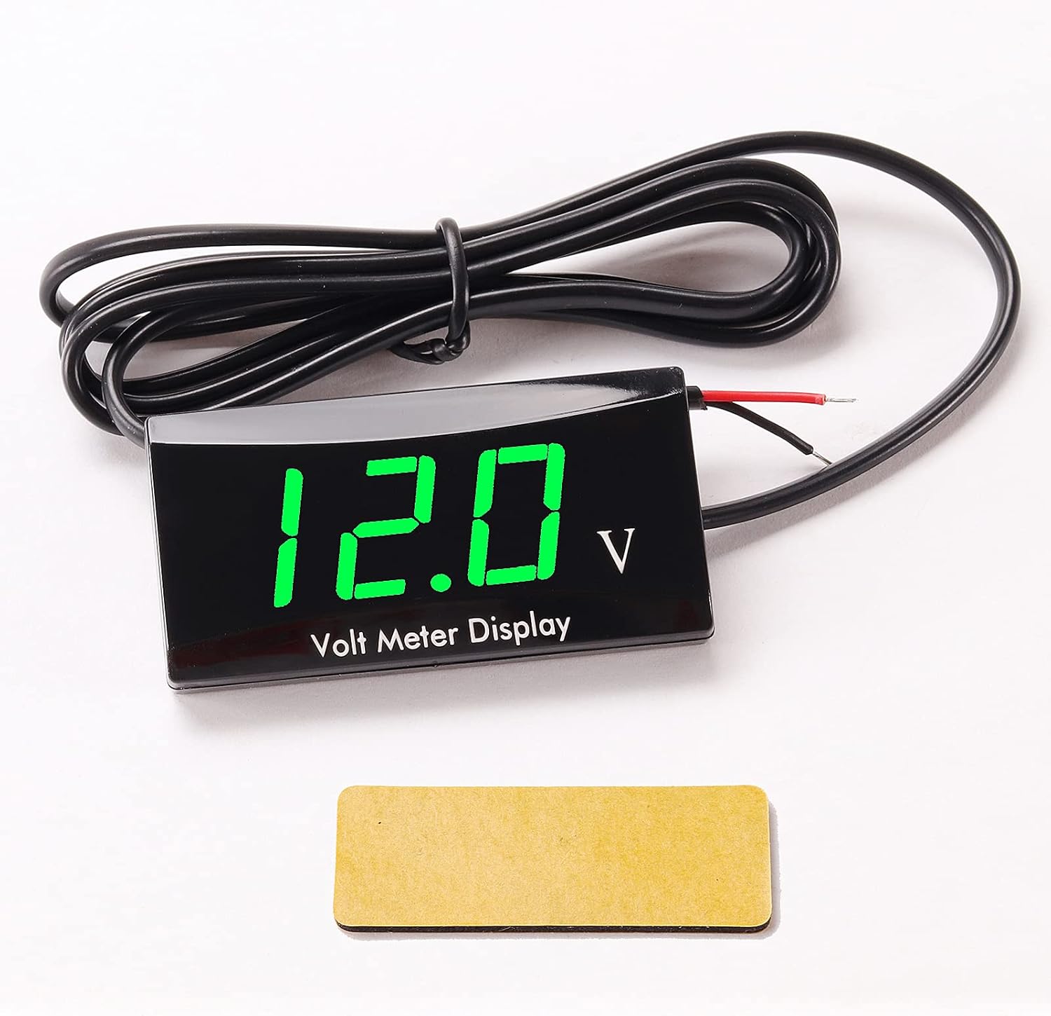 Detalle 2 de Kinstecks 12V Motorcycle Voltmeter with LED Display – DC Battery Voltage Monitor