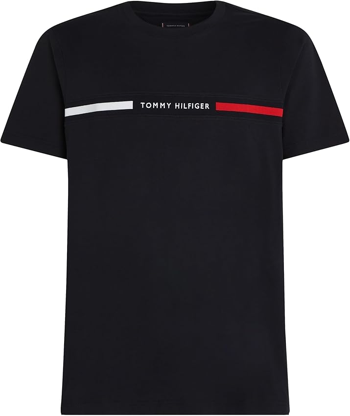 Thumbnail 4 de Tommy Hilfiger Hombre Camiseta Manga Corta Azul L