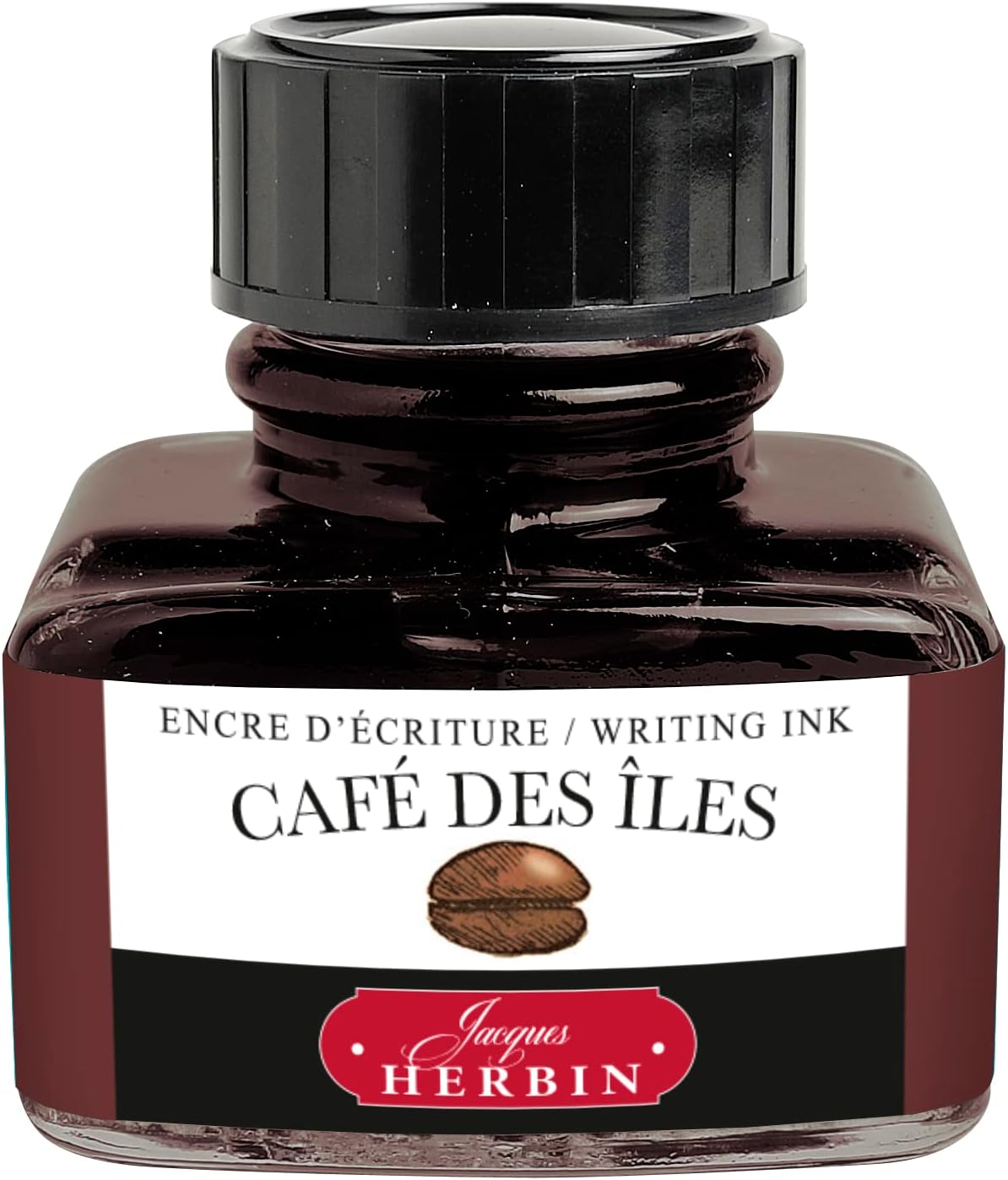 Detalle de Jacques Herbin 13046T Café des îles Ink – 30 ml for Fountain & Roller Pens