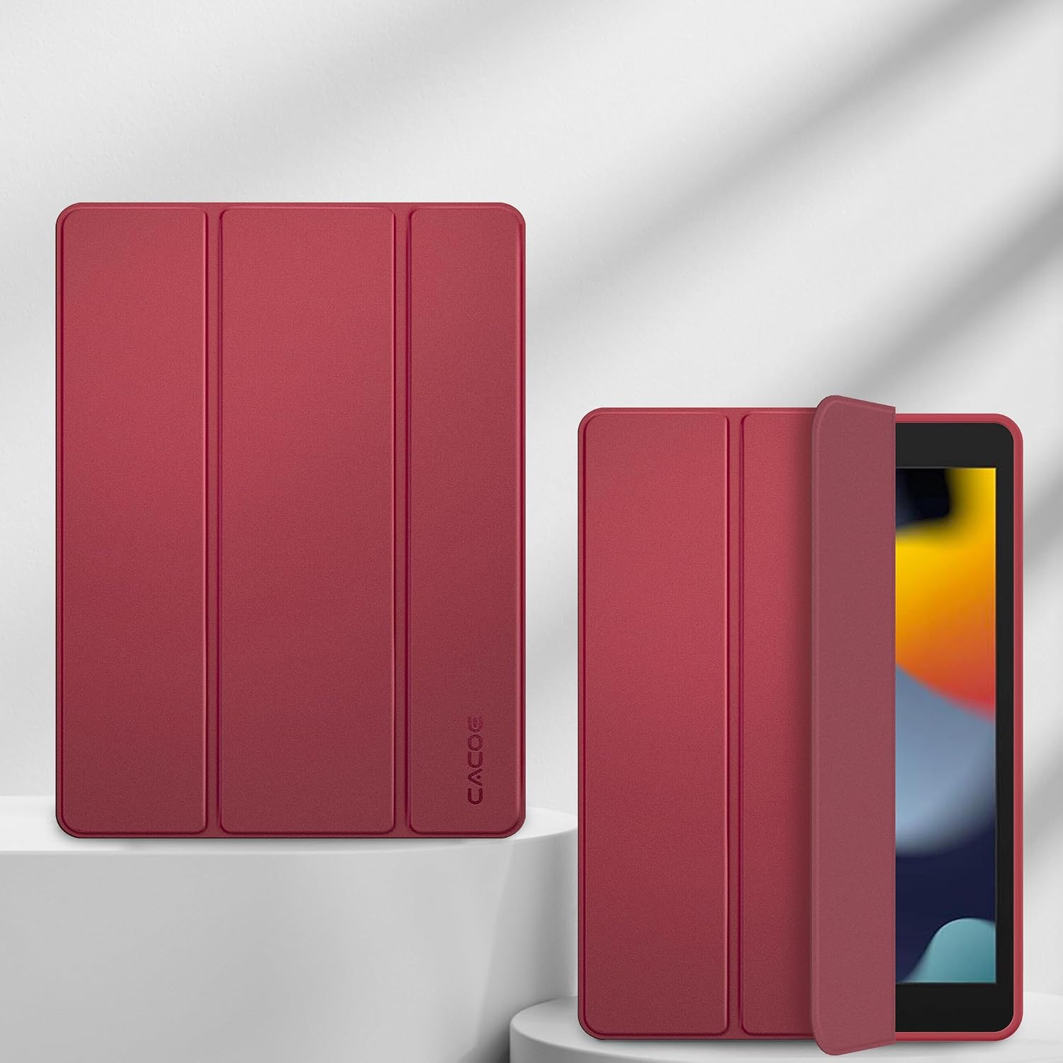 Thumbnail 3 de CACOE Hülle für iPad 9./8./7. Generation inkl. Stifthalter (10,2 Zoll, Modell 2019–2021) – ultradünn mit Standfunktion