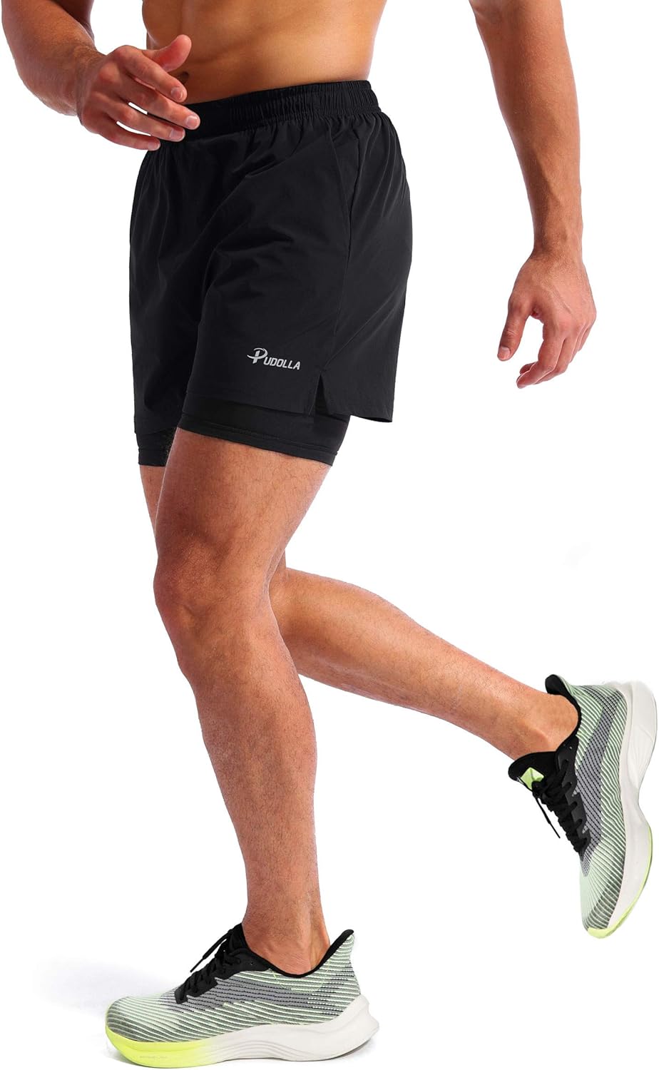 Thumbnail 2 de Pudolla Men’s 2-in-1 Running Shorts 5